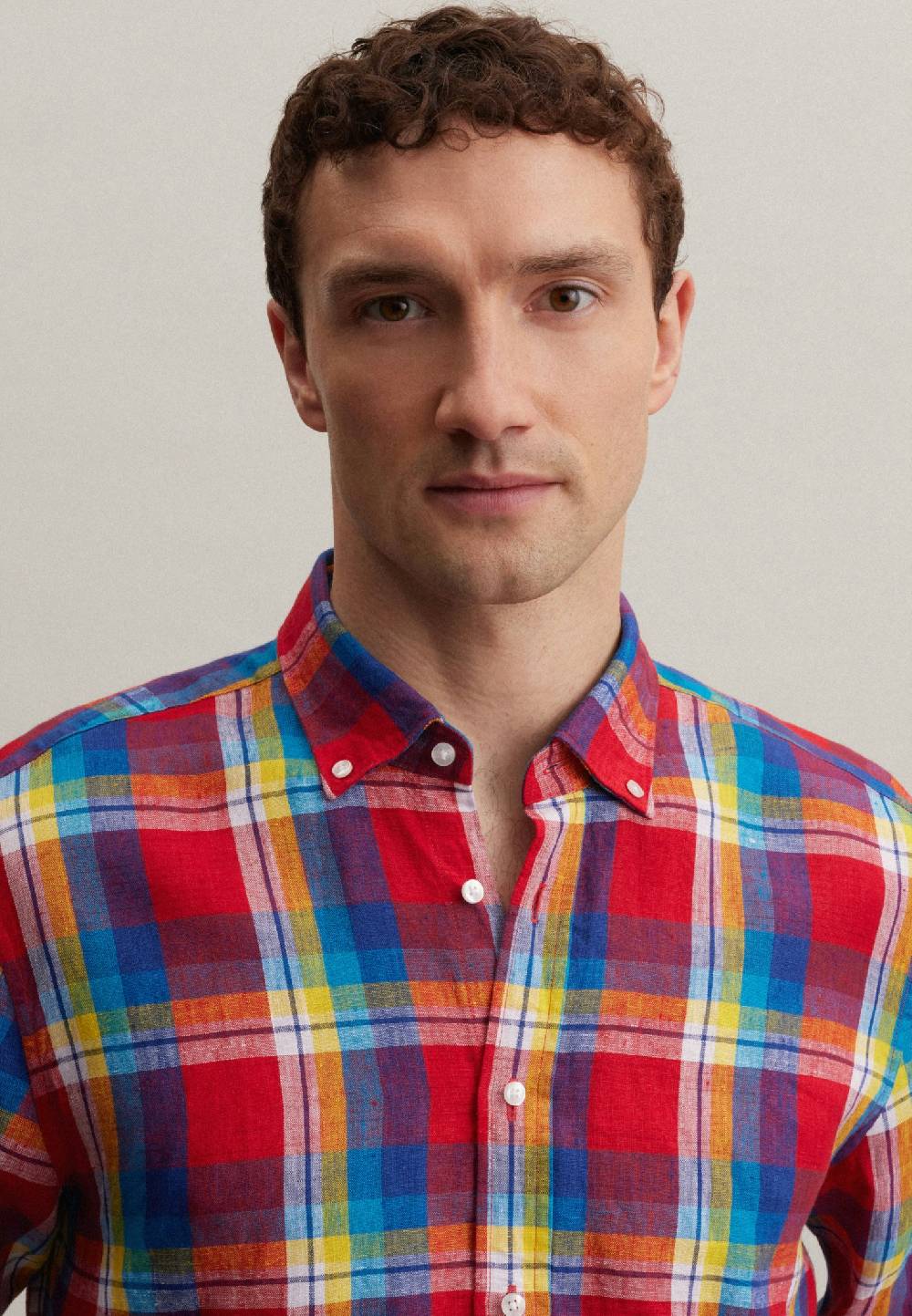Studio Seidensticker Leinen Business Hemd in Regular mit Button-Down-Kragen Bis zu 60% Rabatt