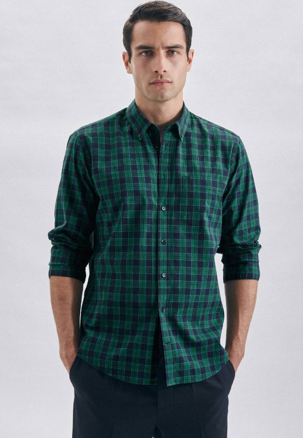 Studio Seidensticker Oxford Oxfordhemd in Regular mit Button-Down-Kragen Nur für heute