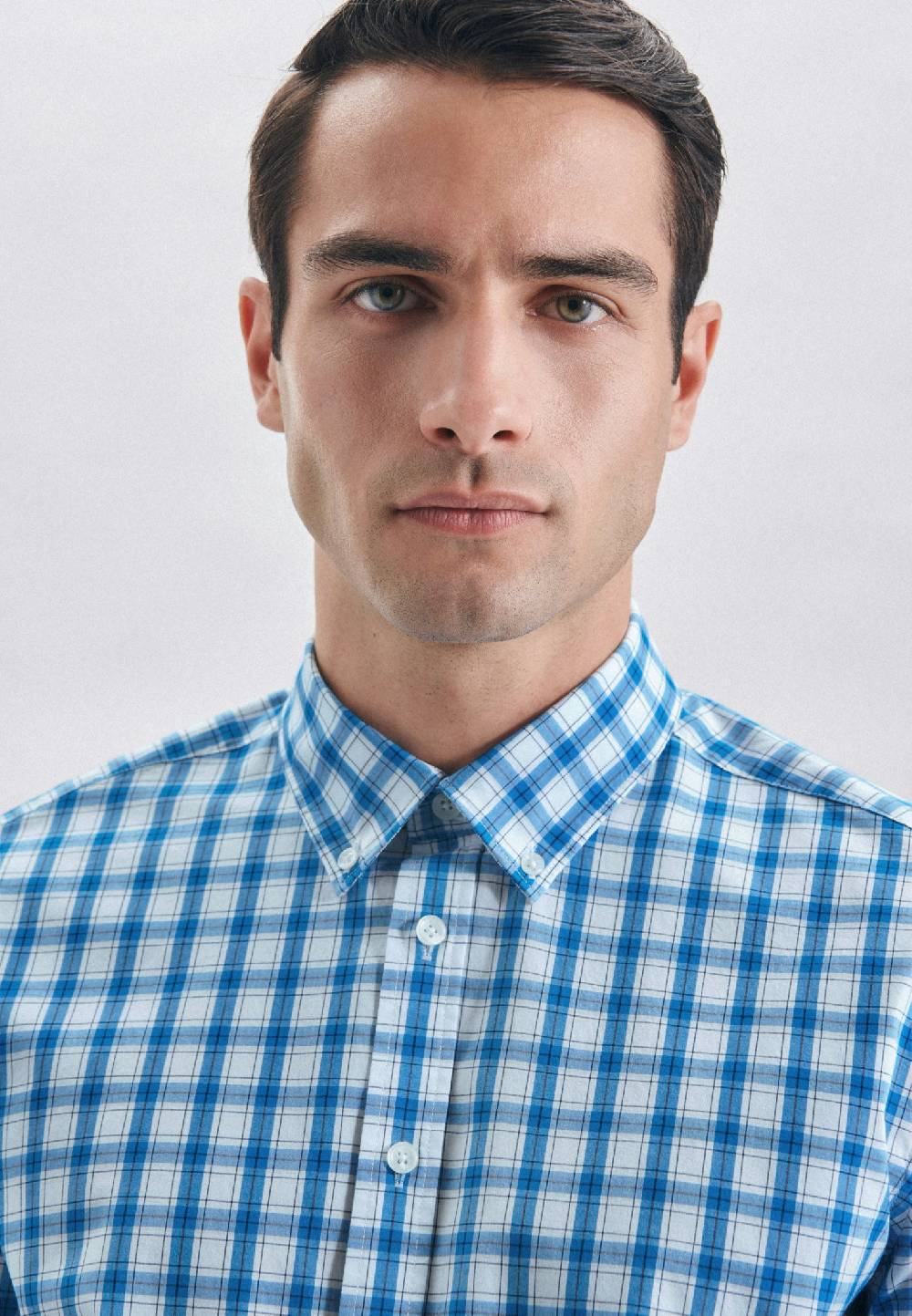 Studio Seidensticker Popeline Casual Hemd in Regular mit Button-Down-Kragen Sonderangebot der Fabrik