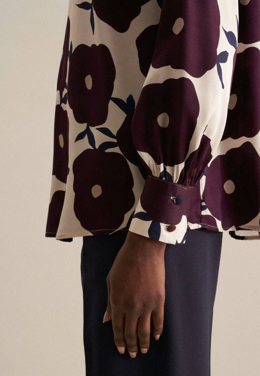 Studio Seidensticker Satin Shirtbluse Tiefpreis