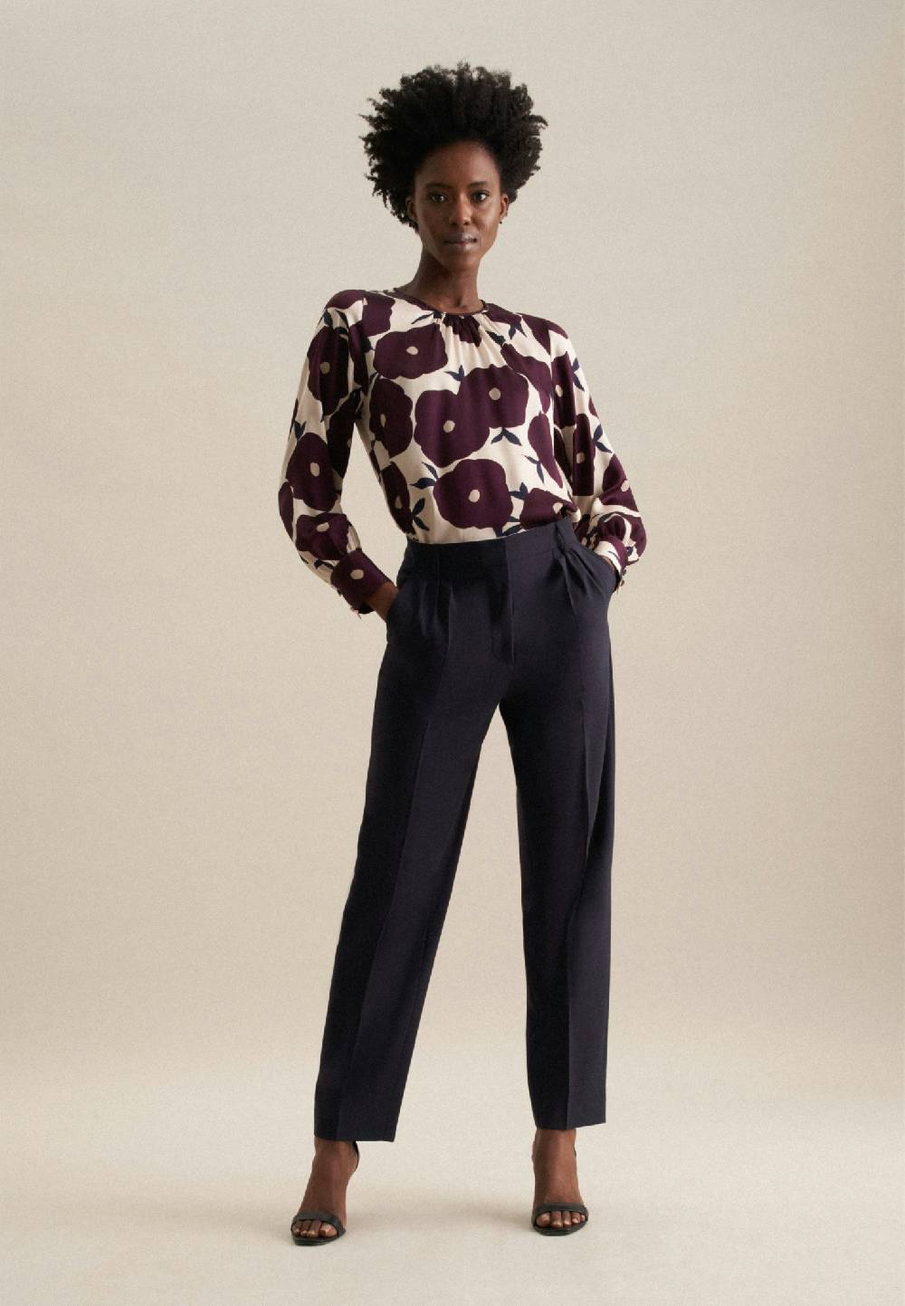 Studio Seidensticker Satin Shirtbluse Tiefpreis