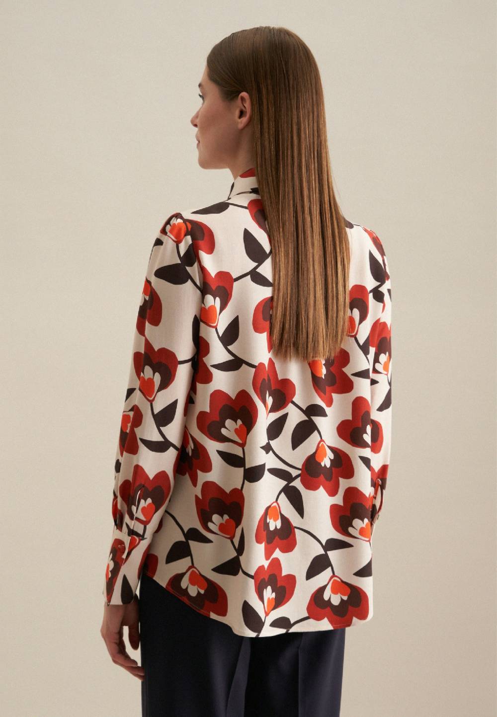 Studio Seidensticker Krepp Hemdbluse 2025