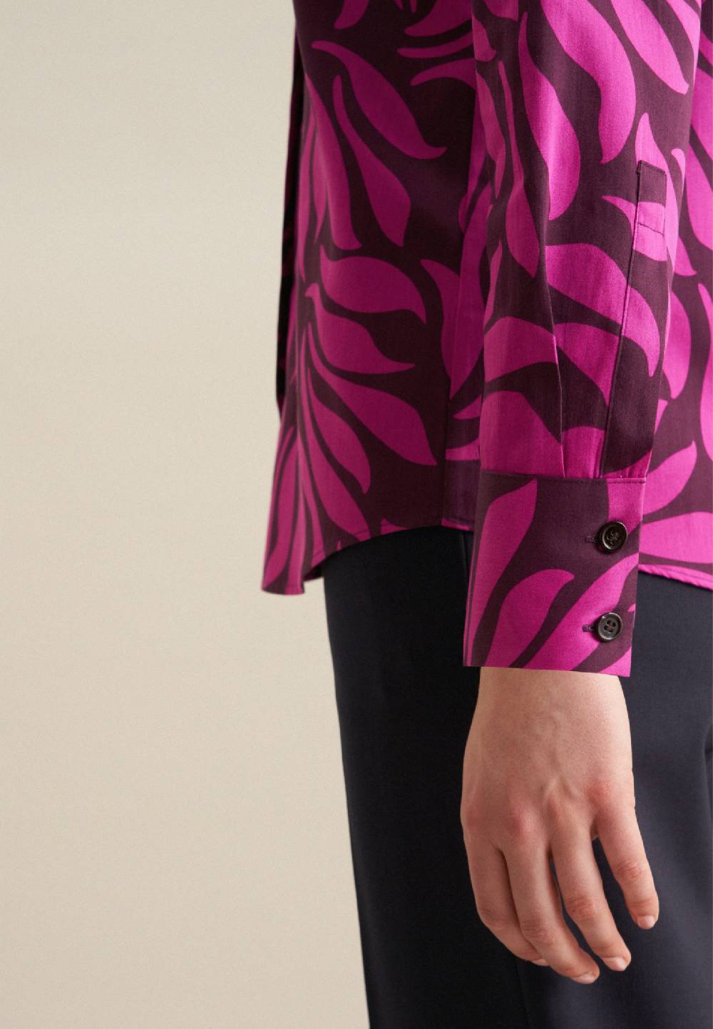 Studio Seidensticker Satin Hemdbluse Letzte 3 Tage