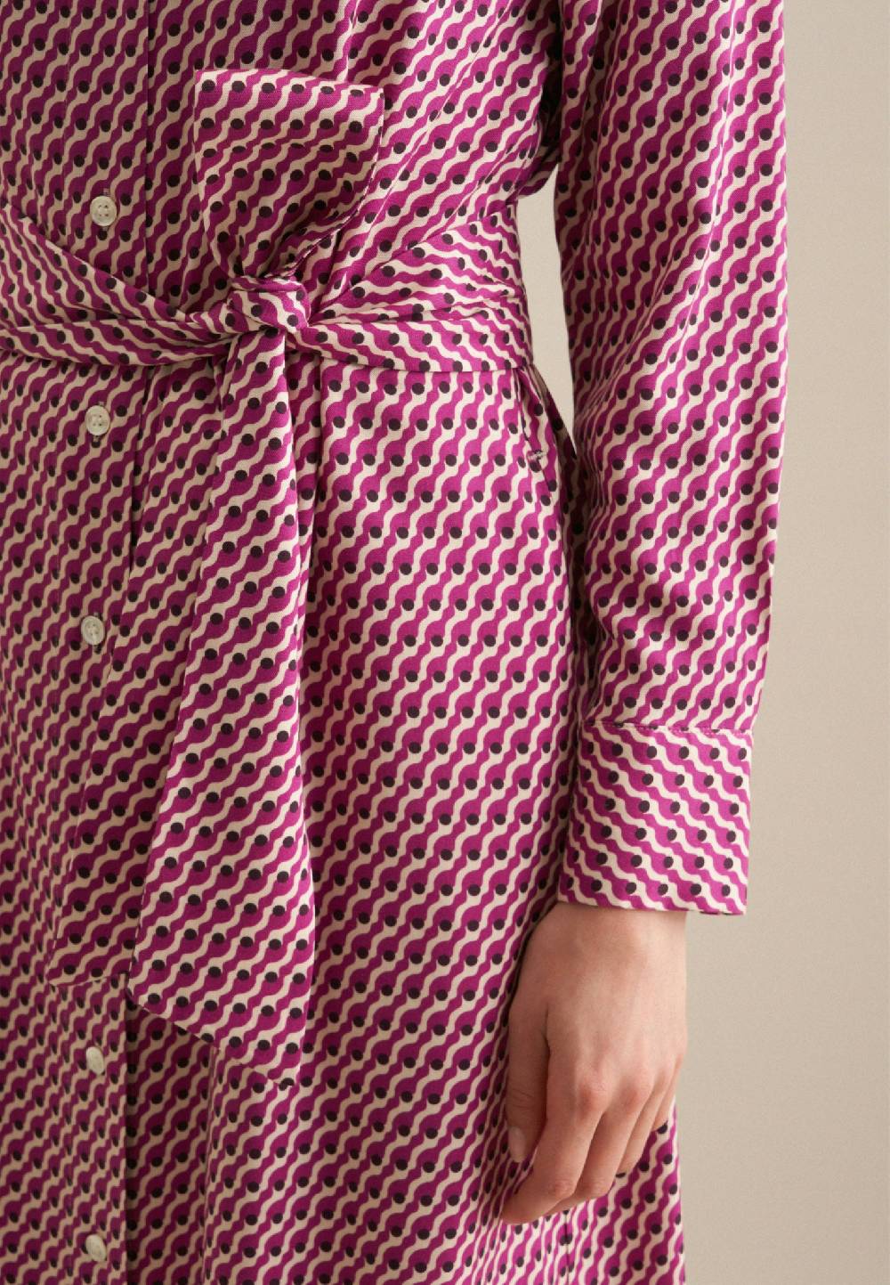 Studio Seidensticker Twill Midi Kleid Neueste Stile