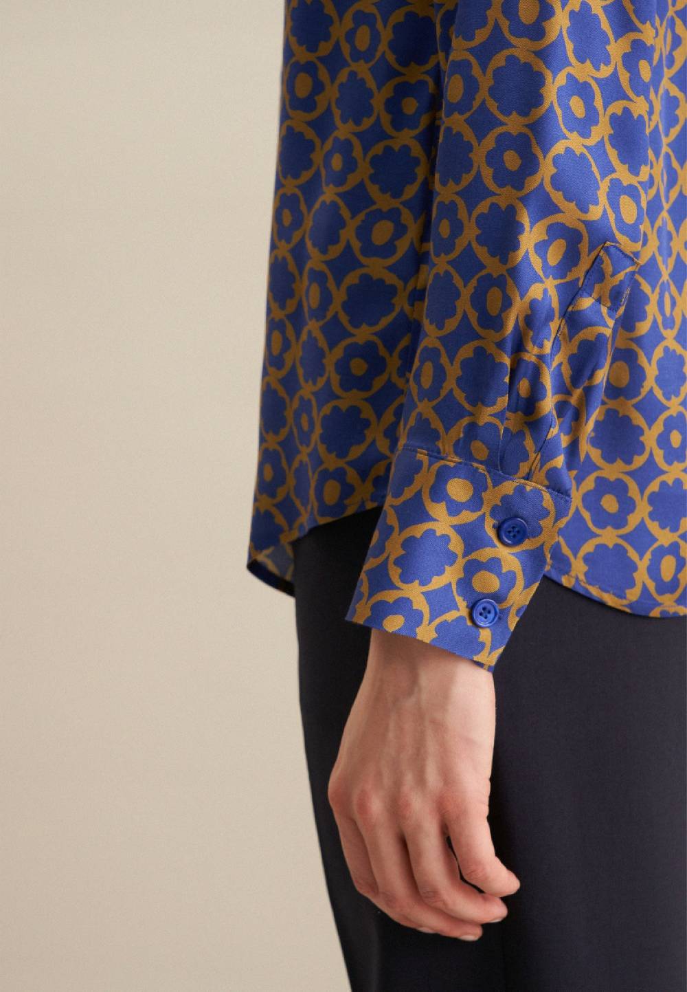 Studio Seidensticker Twill Hemdbluse Im Verkauf