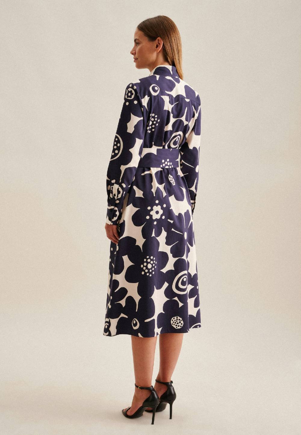 Studio Seidensticker Satin Midi Kleid Verkauf