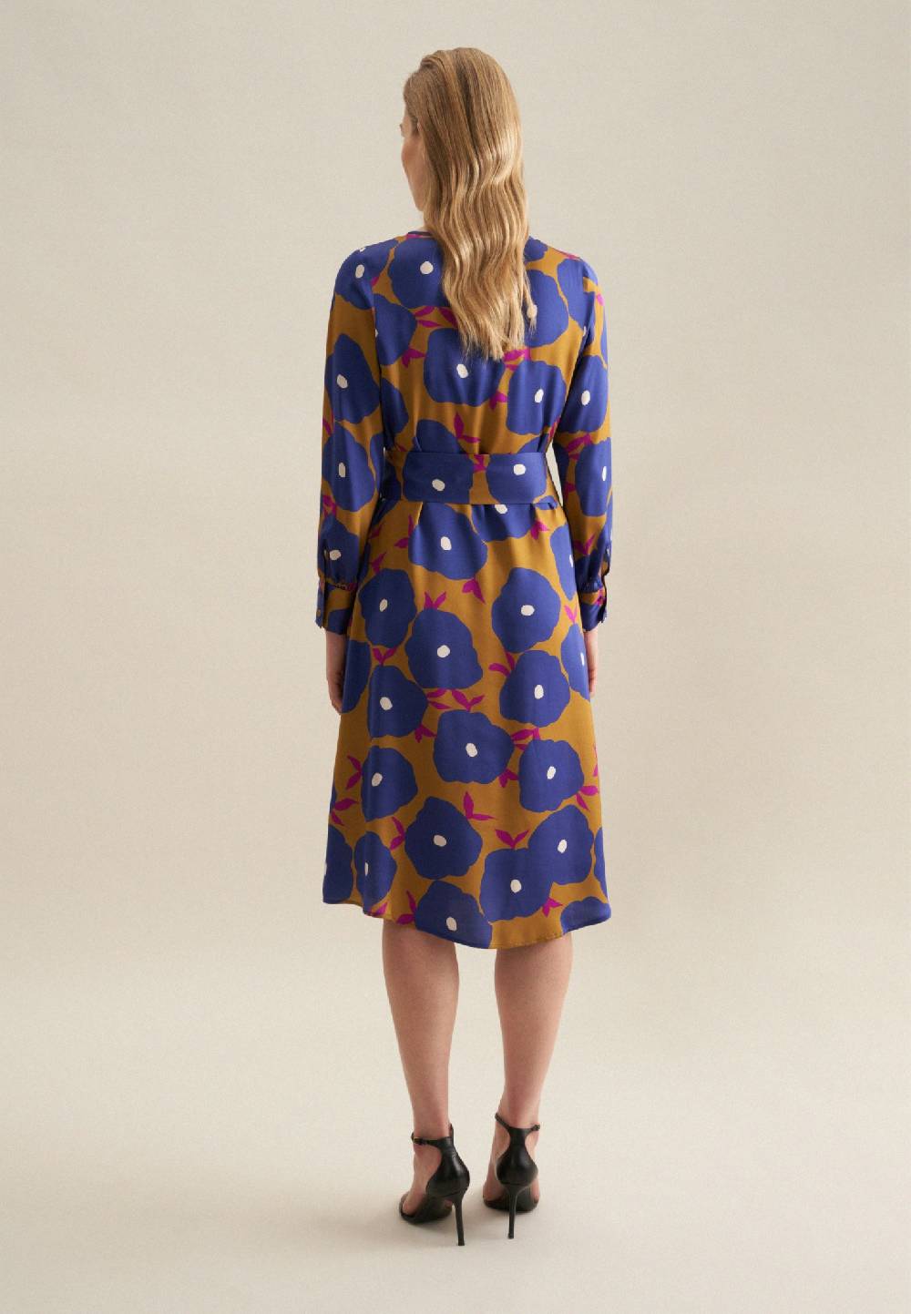 Studio Seidensticker Satin Midi Kleid Neueste Stile